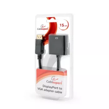 Adaptér DisplayPort na VGA čierny