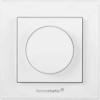Vypínač svetla Homematic IP HMIP-WRCR otočný biely 55x55x27 mm