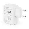 USB nabíjačka univerzálna biela/4-portová EG-U4AC-02 GEMBIRD