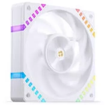 120 mm ARGB PWM ventilátor skrine Jonsbo HF2-120 biely – 120 mm, PWM, ARGB
