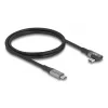 USB kábel DeLOCK 81131 1 m USB-C čierny 40 Gbit/s