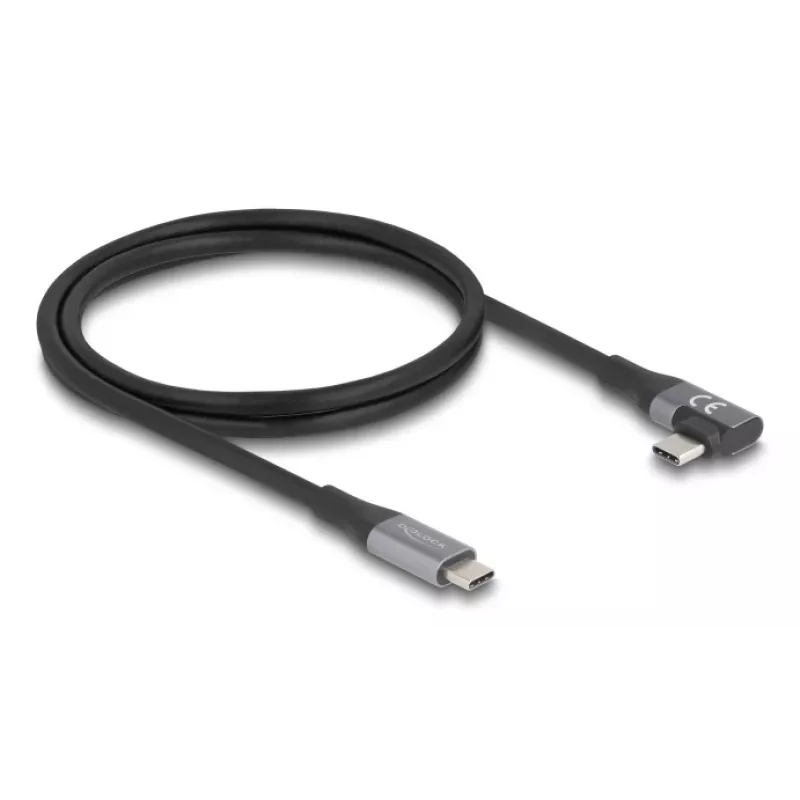 USB kábel DeLOCK 81131 1 m USB-C čierny 40 Gbit/s