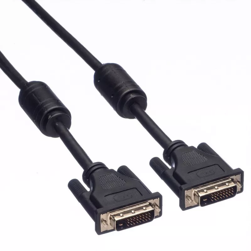 DVI kábel ROLINE DVI (24+1) Dual Link M/M 7,5 m