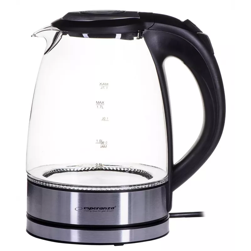 Esperanza EKK012 kanvica 1,7 L čierna, viacfarebná 2200 W