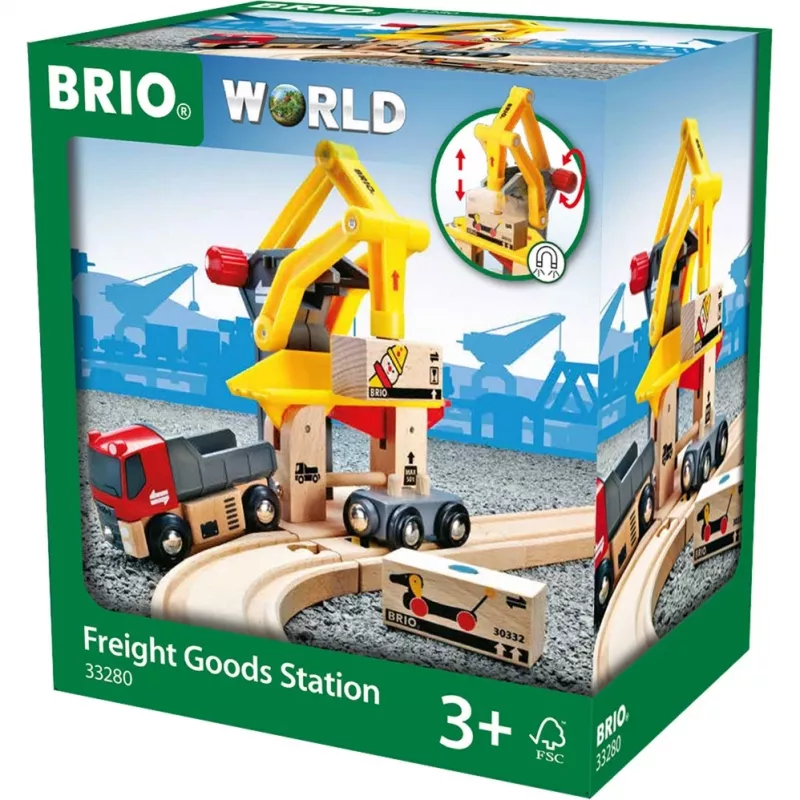 BRIO World nakladacia stanica nákladu, herná budova