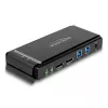 KVM prepínač DeLOCK DisplayPort 1.4 8K 60Hz USB Audio