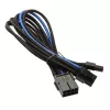 SilverStone kábel PCI-8-pin na PCIe-6+2-pin, 250 mm – čierny/modrý