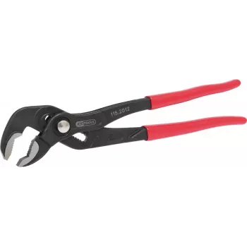 Kliešte na vodovodné potrubie ks tools 115.2012 300 mm, nastaviteľné stlačením tlačidla