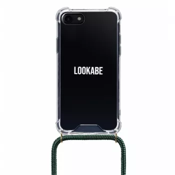 Obal na krk pre iPhone Xs Max od Lookabe — zlatý so zeleným pásikom