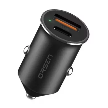 Autonabíjačka Orsen C8 45W — 45W USB-C PD rýchle nabíjanie, čierna