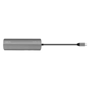 Ultra-slim USB 3.2 hub 2xUSB-A, 8xUSB-C, PD, 100W
