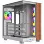 PC skriňa Thermaltake View 380 XL WS ARGB Snow White — Midi-Tower, podpora ATX, s oknom