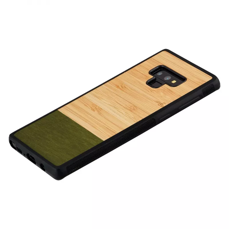 Puzdro na smartphone man and wood pre Samsung Galaxy Note 9 — bambusový les čierna