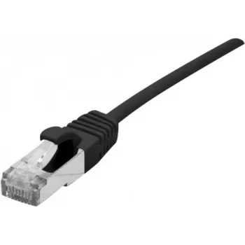 Dexlan sieťový kábel 858736 čierny 0,5 m Cat6a S/FTP RJ-45