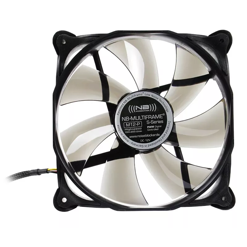 Noiseblocker Multiframe S-Series M12-P ITR-M12-P ventilátor do skrinky, 120 mm, PWM