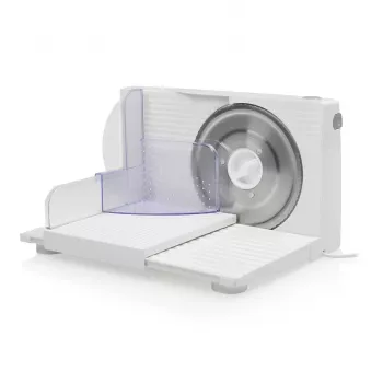 Elektrický univerzálny krájač Tristar EM-2098 150 W biela hrúbka rezu 1,5 cm