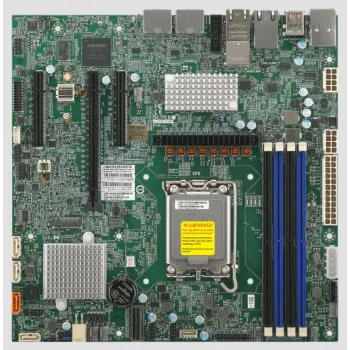 Základná doska Supermicro X14SAZ-TLN4F, socket 1851, Intel čipset, Micro-ATX, 4x DIMM DDR5, až do 256 GB, 2x 2,5Gb LAN, IPMI