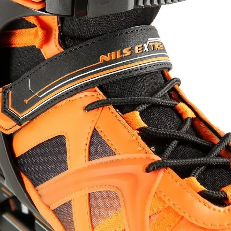 Inline korčule Nils Extreme NA14112 ČIERNA-ORANŽOVÁ VEĽ. 42