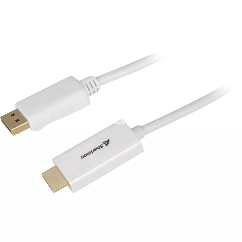 DisplayPort-na-HDMI káblový adaptér Sharkoon DisplayPort 1.2 → HDMI 4K aktívny 2 m 60 Hz