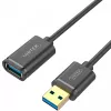 UNITEK Y-C457GBK USB kábel USB 3.2 Gen 1 (3.1 Gen 1) 1 m USB A čierny