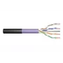 DIGITUS Professional inštalačný kábel - metrážny kábel - 500 m - UTP - CAT 6 - bezhalogénový, vonkajší, robustný - čierny