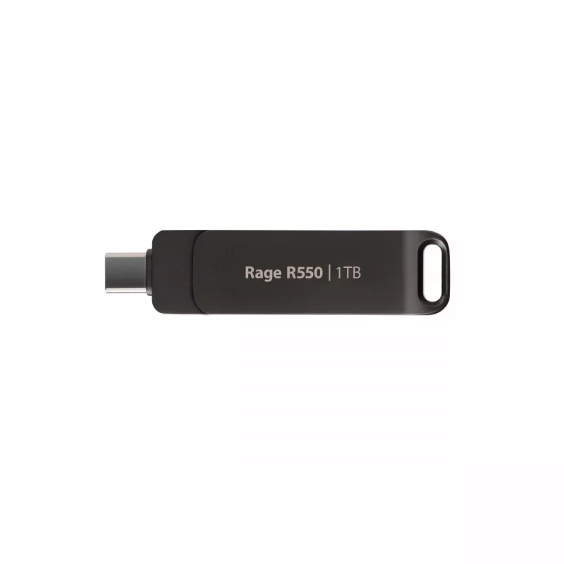 Flashdisk PATRIOT Rage R550 1TB 100 MB/S USB A+C Swivel Design (PE1TR550DSAD) čierny
