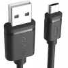 UNITEK Y-C434GBK USB kábel USB 2.0 1,5 m USB A Micro-USB B čierny