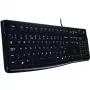Logitech Desktop MK120 Combo, čierna, káblová, švajčiarske rozloženie, 920-002504