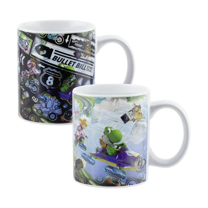 Hrnček Paladone Mario Kart tepelne citlivý viacfarebný PP8307NN
