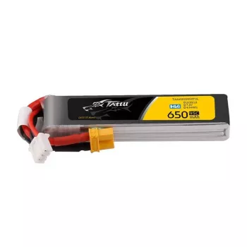 Akumulátor LiPo Tattu 2s 650mAh 95C 7,6V HV s XT30 Long-Pack