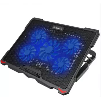 Tellur chladiaca podložka Basic 17, 5 ventilátorov, LED, čierna
