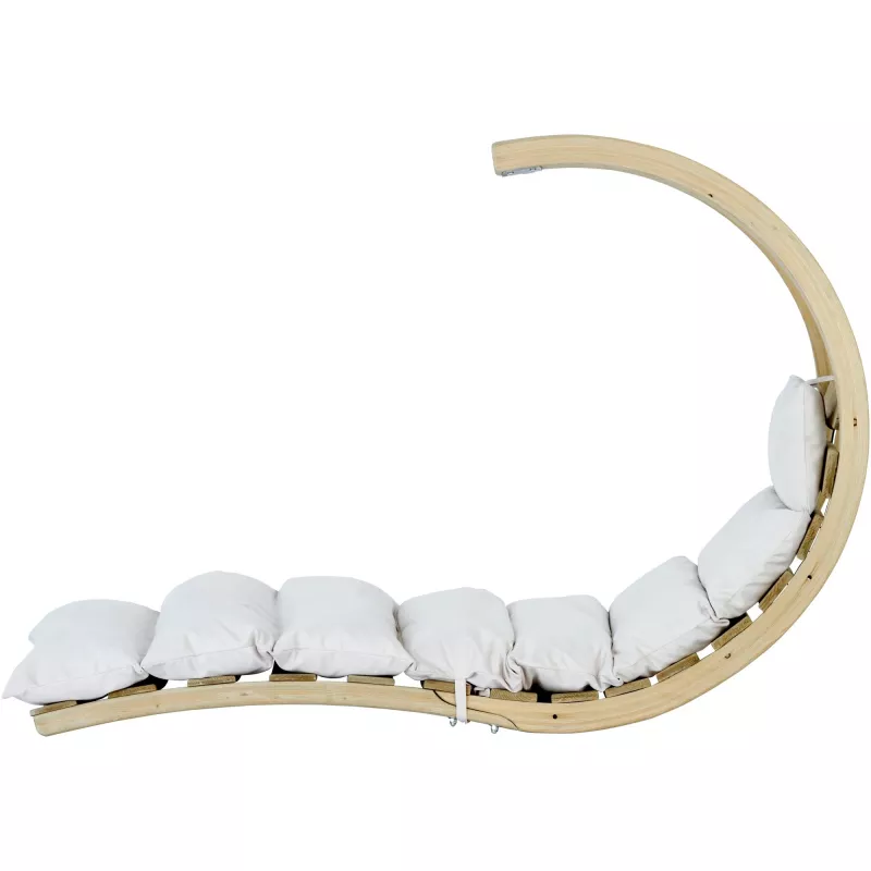 Swing Lounger krémová AZ-2020410, závesné kreslo krémové
