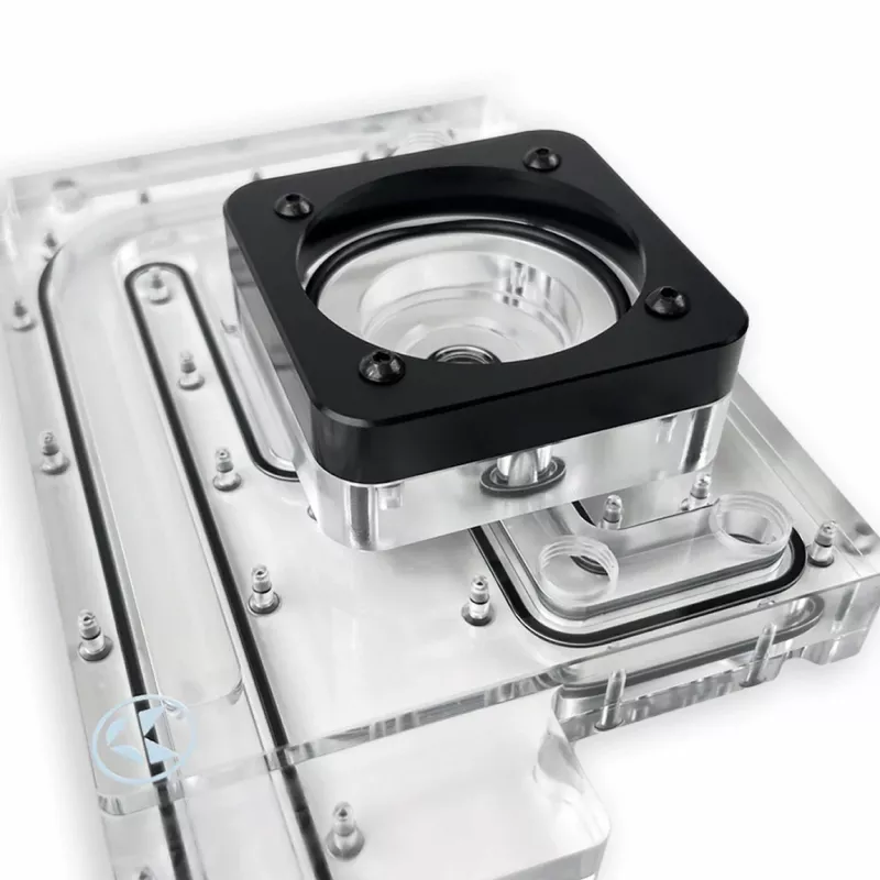 Stealkey Customs Distroplate pre Fractal Design North D4 — akrylová nádržka (SW10099)