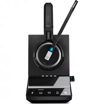 EPOS IMPACT SDW 5066T - headset systém - On-Ear - DECT - bezdrôtový, káblový - čierny - certifikovaný pre Microsoft Teams, optimalizovaný pre UC (1001039)