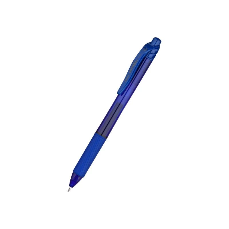 Zasúvacie guľôčkové pero s klipom Pentel Energel X 1.0 modré