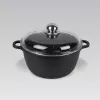 Maestro MR-4616C hrniec s pokrievkou 16 cm 1 l čierny