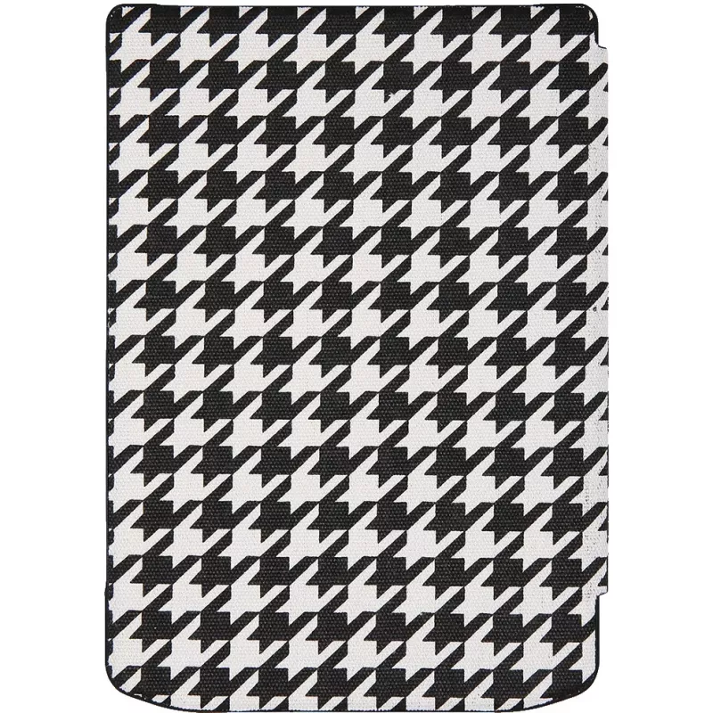Folio puzdro pre 6-palcovú čítačku e-kníh PocketBook Shell — čierne/biele, 112 × 160 × 12,5 mm