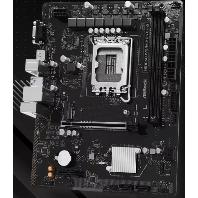 Základná doska ASRock H610M-HVS/M.2 D5 GEN5 – LGA1700, DDR5, PCIe 5.0, mATX