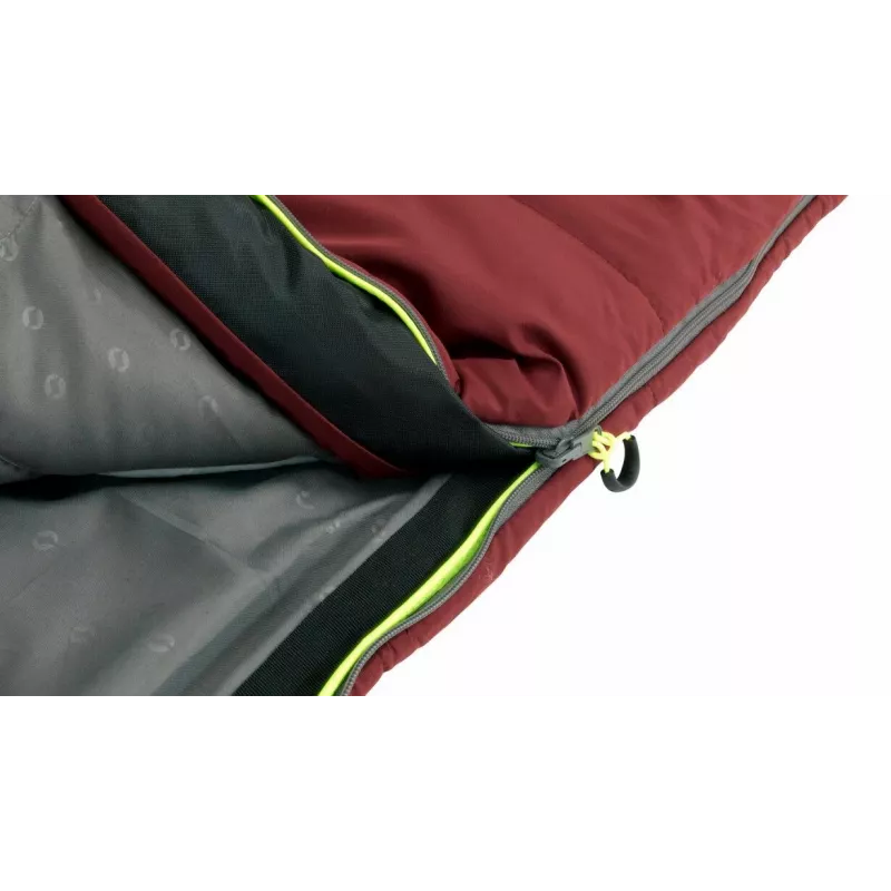 Spací vak Outwell Contour Junior obdĺžnikový polyester 170 cm x 70 cm, červený