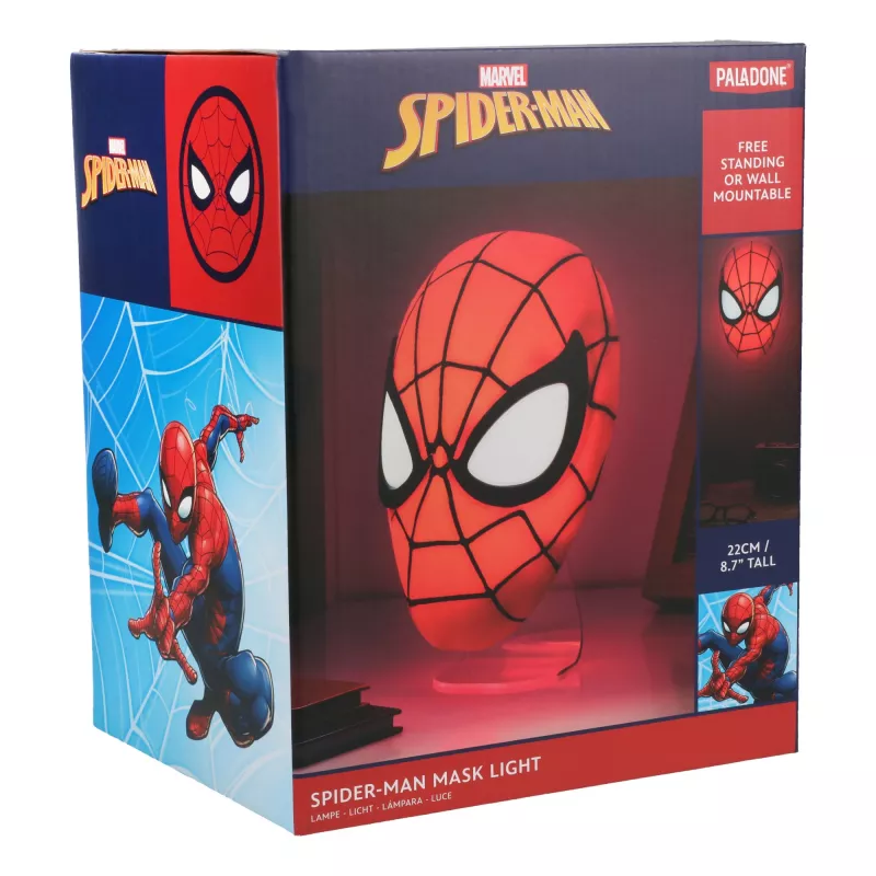 Stolná lampa Paladone Spiderman Mask Light