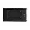 Nástenný rack LANBERG WF02-6606-10B 6U 600x374,3x600 mm nehrdzavejúca oceľ čierny