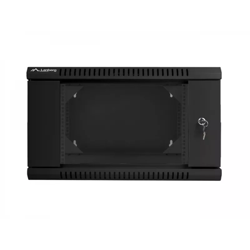 Nástenný rack LANBERG WF02-6606-10B 6U 600x374,3x600 mm nehrdzavejúca oceľ čierny