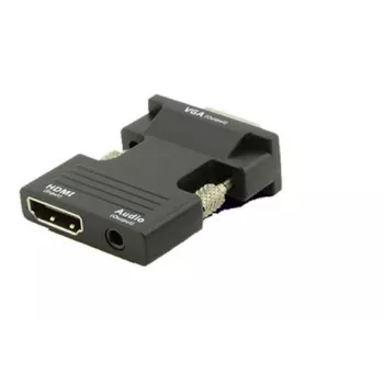Microconnect HDMIVGAAUDIOB káblový adaptér VGA (D-Sub) HDMI + audio čierny