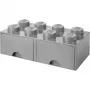 Room Copenhagen - LEGO Brick Drawers 8 - sivá (40061740) (40061740)