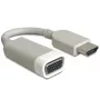 Video káblový adaptér DeLOCK 65469 VGA D-Sub na HDMI Type A biela