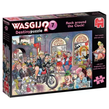 Jumbo hry Jumbo Wasgij Destiny 7 Rock around the Clock 1000-dielikové puzzle 81929 (81929)