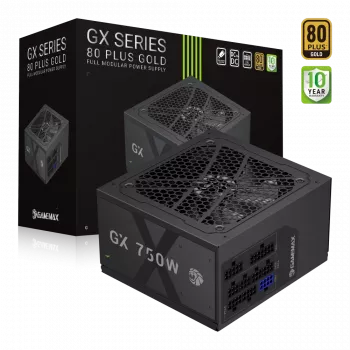 Gamemax napájací zdroj, 80 PLUS, Gold | GX 750GF | 750 W
