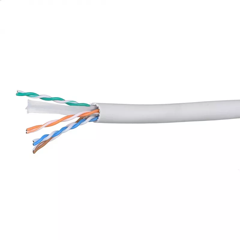 Sieťový kábel Alantec KIU6ALSOH500D Cat6 U/UTP 23 AWG LSOH 500 m sivý