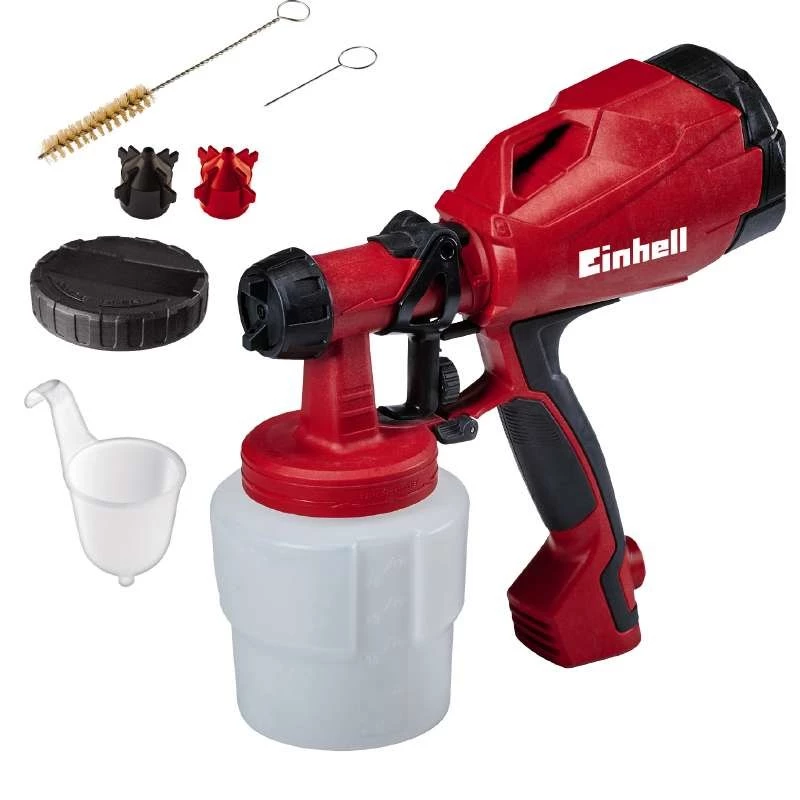 Einhell TC-SY 400 P 4260005 systém na striekanie farby, 400 W, nádoba 0,8 l, červená/čierna