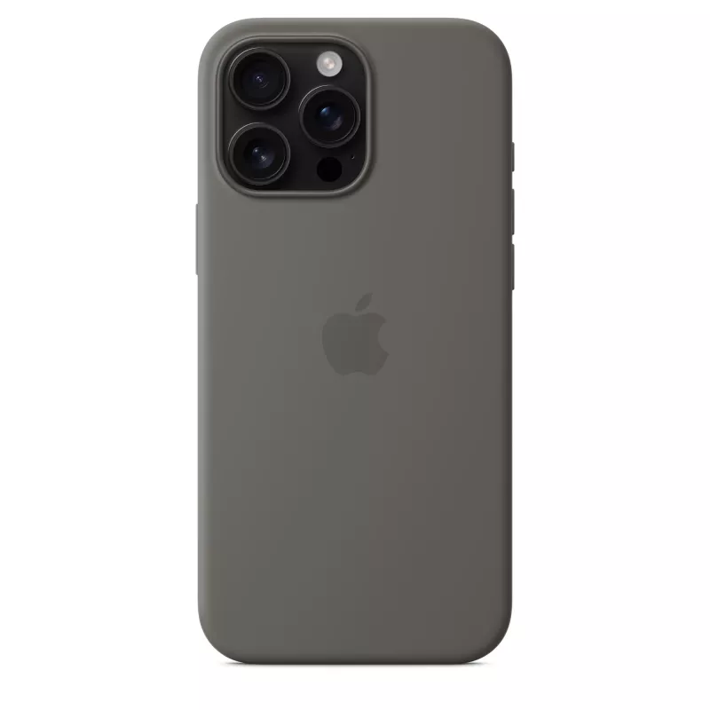Silikónové puzdro s MagSafe pre iPhone 16 Pro Max - kamenná sivá